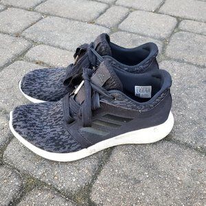 Adidas Edge Lux Running Shoes, Girls Size 6, Black